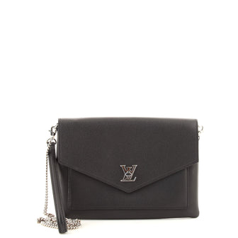 Louis Vuitton Mylockme Chain Pochette - Black Crossbody Bags