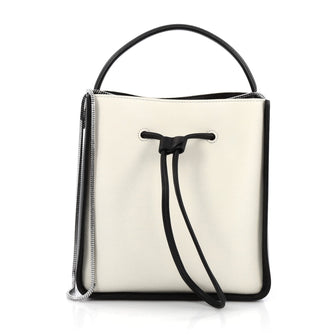 3.1 Phillip Lim Soleil Bucket Bag Leather Small White