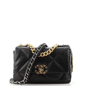 Chanel 19 Flap Bag Quilted Leather Medium