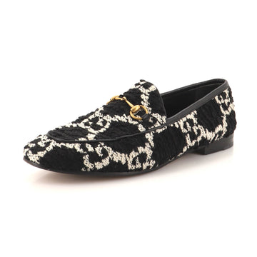 Gucci Women's Jordaan Loafers GG Tweed