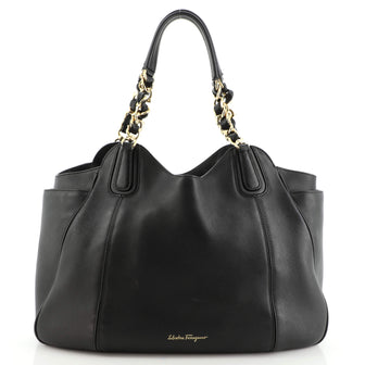 Salvatore Ferragamo Melinda Tote Leather Medium