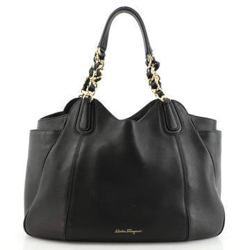 Salvatore Ferragamo Melinda Tote Leather Medium
