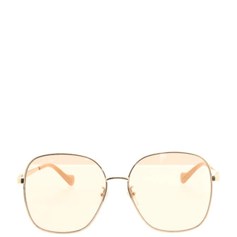 Gucci Round Sunglasses with Chain Metal