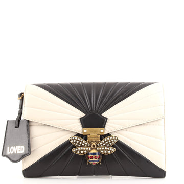 Gucci Queen Margaret Clutch Colorblock Leather