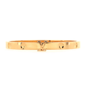 Louis Vuitton Empreinte Bangle Bracelet 18K Rose Gold Gold 1758991