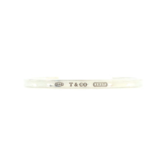 Tiffany & Co. 1837 Narrow Cuff Bracelet Sterling Silver 5mm