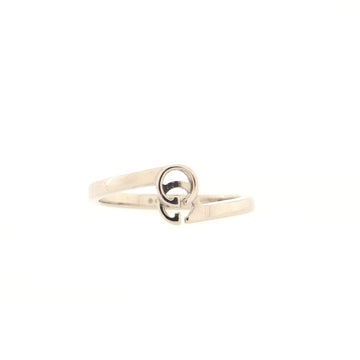 Gucci GG Running Stack Ring 18K White Gold