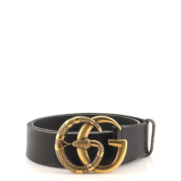 Gucci Snake Marmont Belt Leather Wide