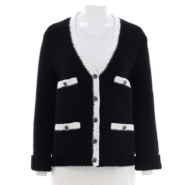 Chanel Women's CC Four Pocket Cardigan Cotton and Polyamide
