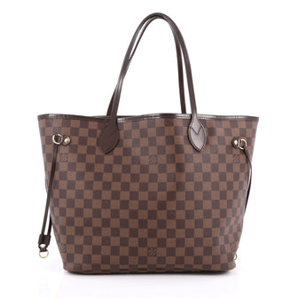 Louis Vuitton Neverfull Tote Damier MM Brown