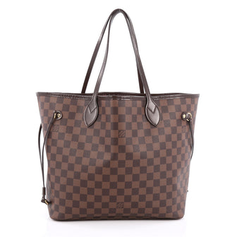 Louis Vuitton Neverfull NM Tote Damier MM Brown 