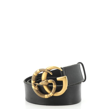Gucci Snake Marmont Belt Leather Wide