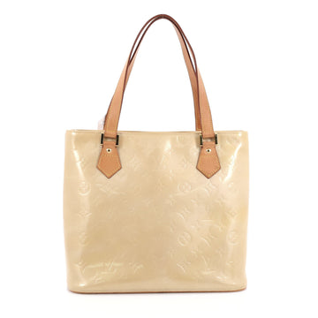 Louis Vuitton Houston Handbag Monogram Vernis Neutral