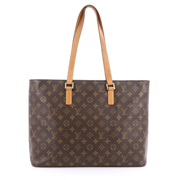 Louis Vuitton Luco Handbag Monogram Canvas Brown
