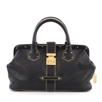 Louis Vuitton Suhali L'ingenieux Handbag Leather PM Black