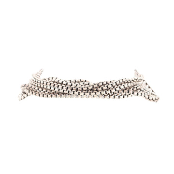 David Yurman 8-Row Box Chain Bracelet Sterling Silver