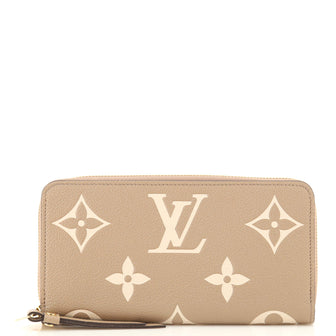 Louis Vuitton Zippy Wallet Bicolor Monogram Empreinte Giant