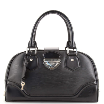 Louis Vuitton Epi Montaigne Bowling PM - Black Handle Bags, Handbags -  LOU702640