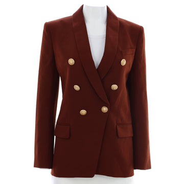 Balmain Women's Double Breasted Blazer Wool