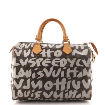 Louis Vuitton Speedy Handbag Limited Edition Monogram Graffiti 30