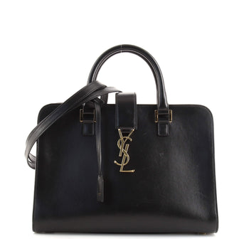 Saint Laurent Monogram Cabas Leather Small