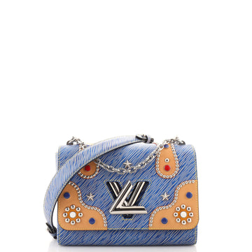 Louis Vuitton Twist Handbag Studded Epi Leather	 MM