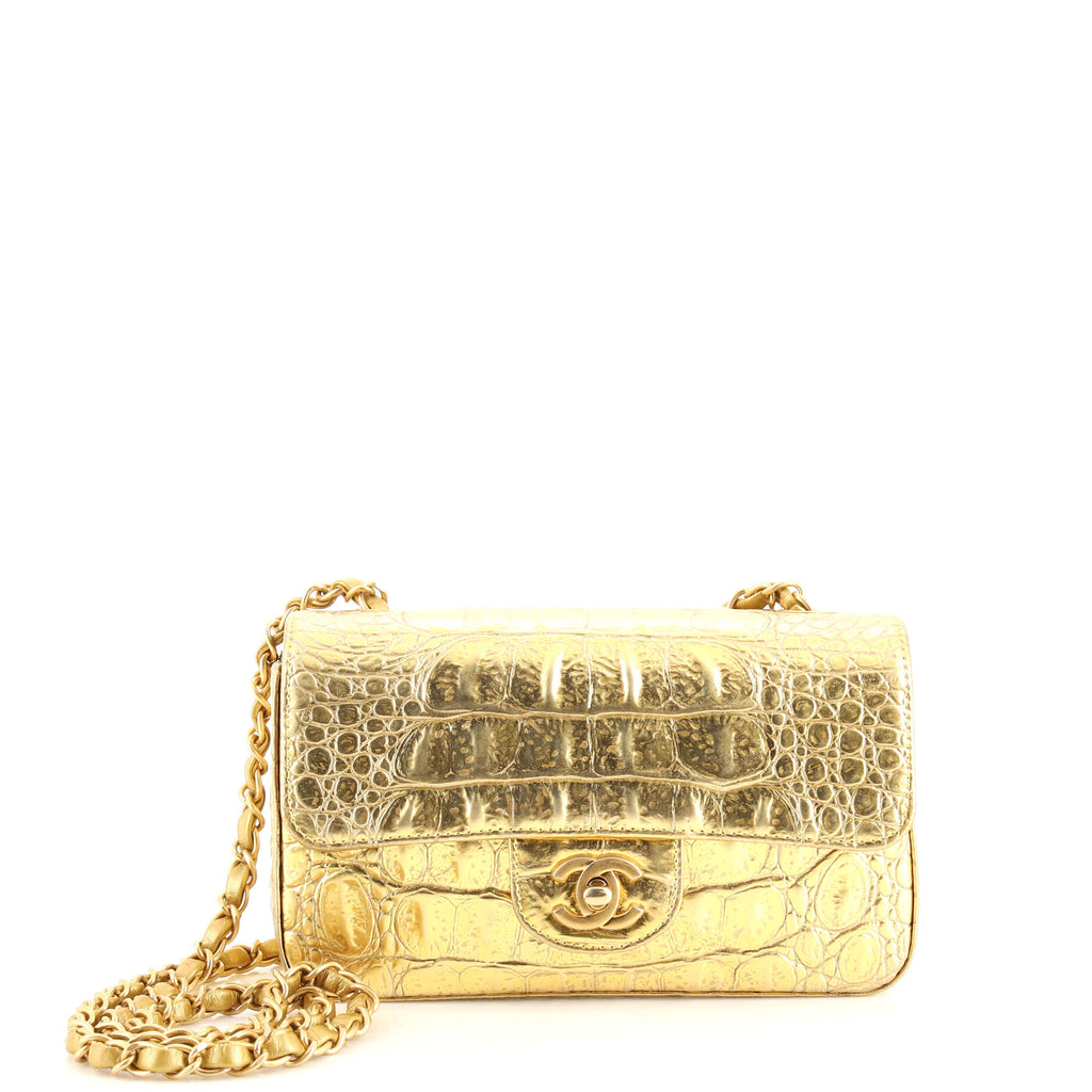 chanel gold flap