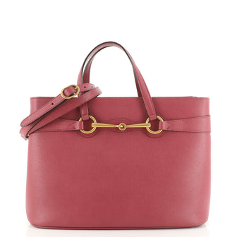 Gucci Bright Bit Convertible Tote Leather Medium