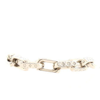 Shop Louis Vuitton MONOGRAM Monogram Chain Silver Logo Bracelets