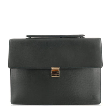 Louis Vuitton Porte-Documents Angara Handbag Taiga Leather
