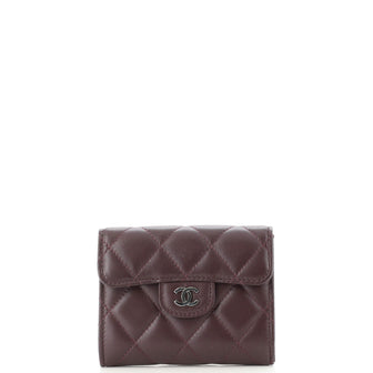 Chanel Classic Flap Card Case Quilted Lambskin