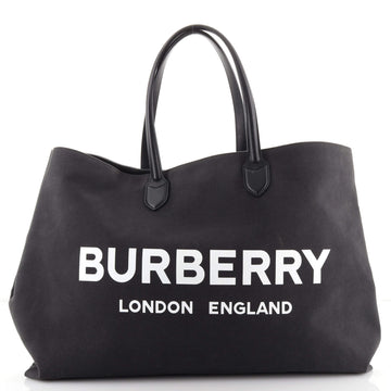 Burberry Logo Tote Canvas XL