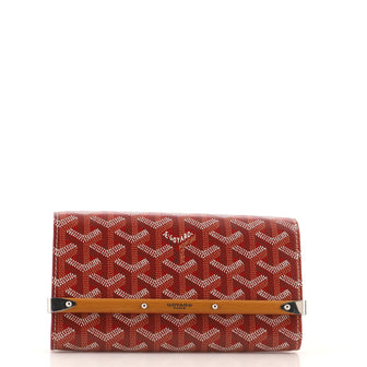 Goyard Monte Carlo Clutch Coated Canvas Mini