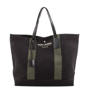 Saint Laurent Beach Tote Canvas Large