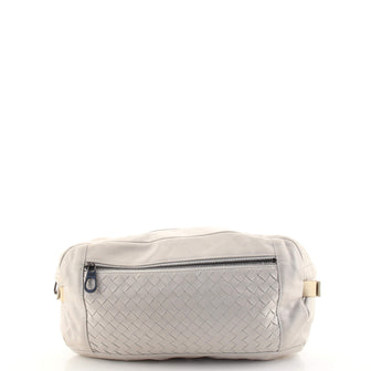 Bottega Veneta Front Zip Belt Bag Intrecciato Nappa Large