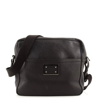 Dolce & Gabbana Flint Zip Messenger Bag Leather Medium