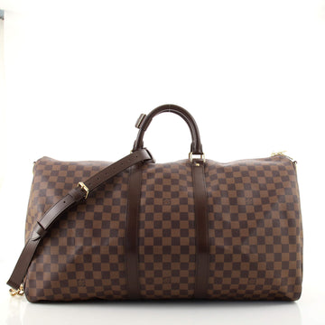 Louis Vuitton Keepall Bandouliere Bag Damier Graphite 55