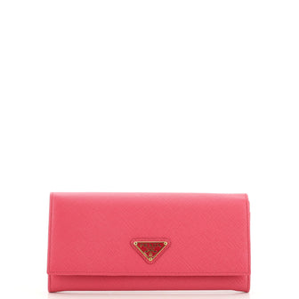 Prada Continental Wallet Saffiano Leather Long