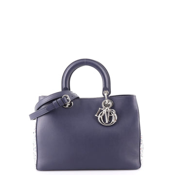 Christian Dior Diorissimo Tote Leather with Sequins Medium