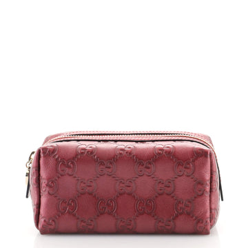 Gucci Cosmetic Pouch Guccissima Leather Medium