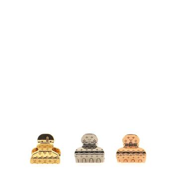 Louis Vuitton Nanogram Hair Set Metal