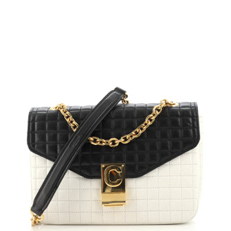 Celine C Bag Quilted Leather Medium