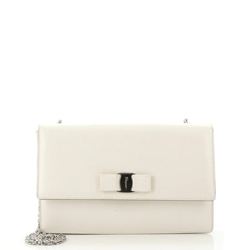 Salvatore Ferragamo Ginny Crossbody Bag Saffiano Leather Medium