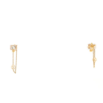 Louis Vuitton, Jewelry, Louis Vuitton Petit Louis Earrings Metal With  Crystal Gold