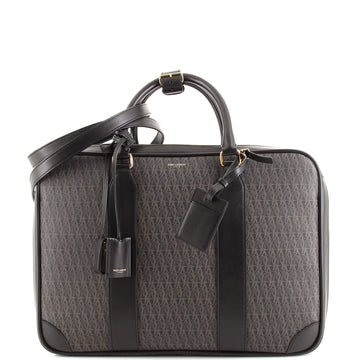 Saint Laurent Convertible Briefcase Monogram Canvas Large