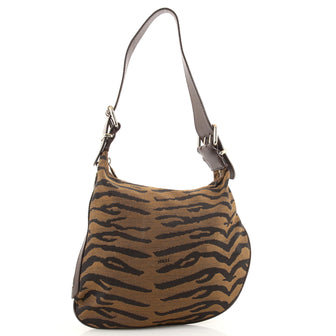 Fendi Oyster Bag Printed Canvas