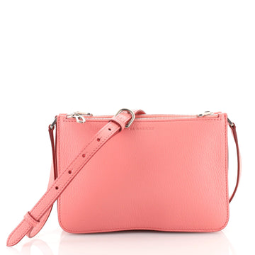 Burberry Penhurst Triple Zip Crossbody Leather Small