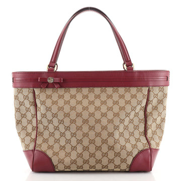 Gucci Mayfair Tote GG Canvas Wide