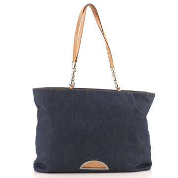 Christian Dior Malice Shopper Tote Denim Large
