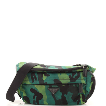 Prada Camouflage Buckle Pocket Belt Bag Tessuto Medium